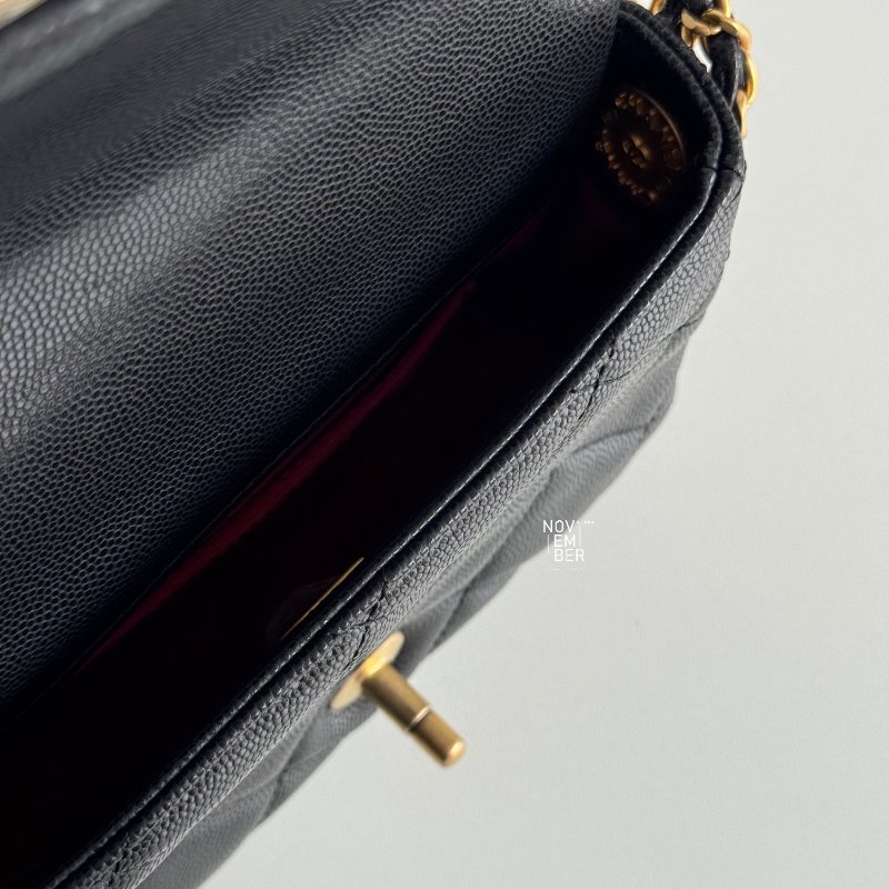 99新🆕 Chanel 香奈兒 金幣方胖子 黑金-4