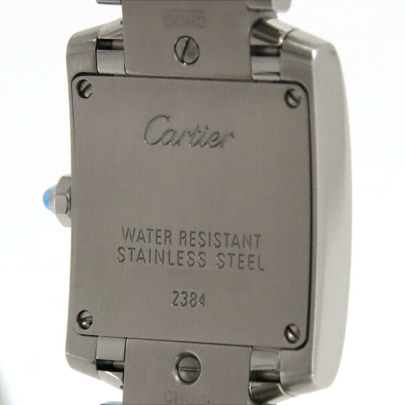 卡地亞 Tank Française SM W51008Q3 不鏽鋼石英錶-6