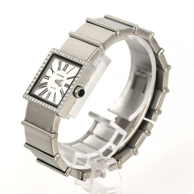 香奈兒 Mademoiselle D H0830 SS 石英腕錶-1