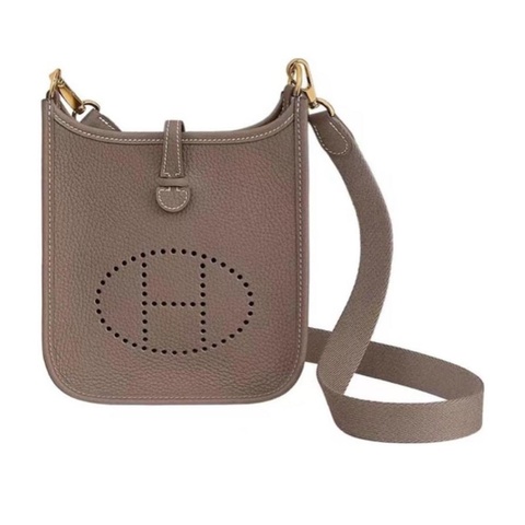 Hermes 女士 Evelyne16斜挎包K刻 均碼碼16cm*5cm*18cm