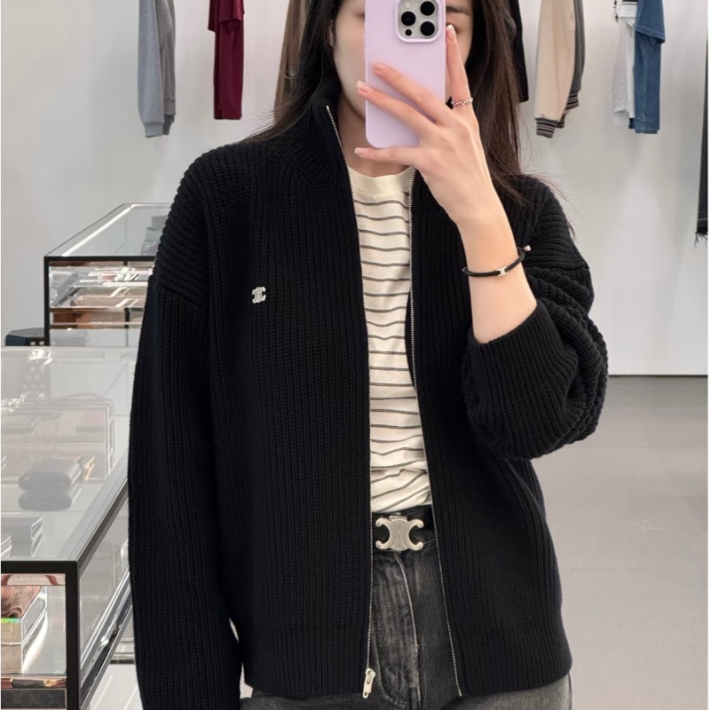 Celine 男女皆可穿 針織外套 羊毛外套-2