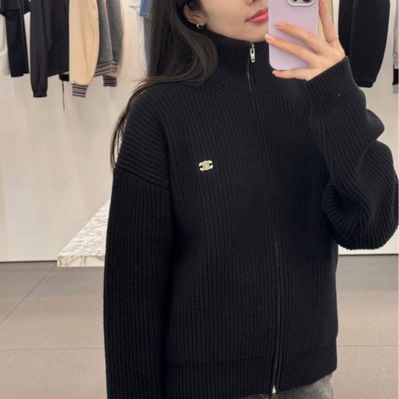 Celine 男女皆可穿 針織外套 羊毛外套-3