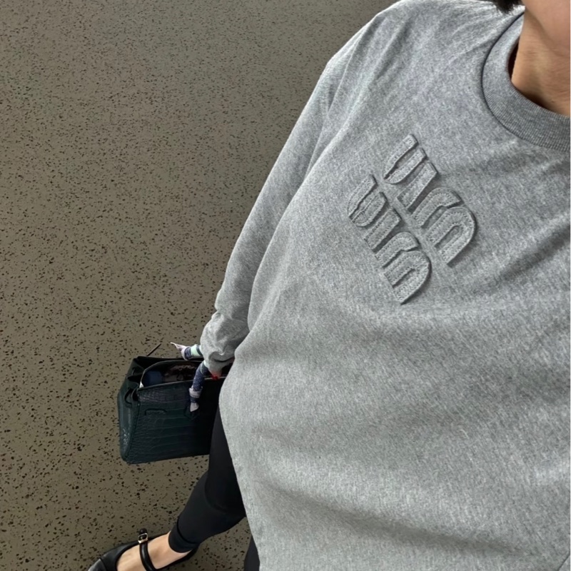 Miumiu 長袖上衣 打底衣 衛衣-0