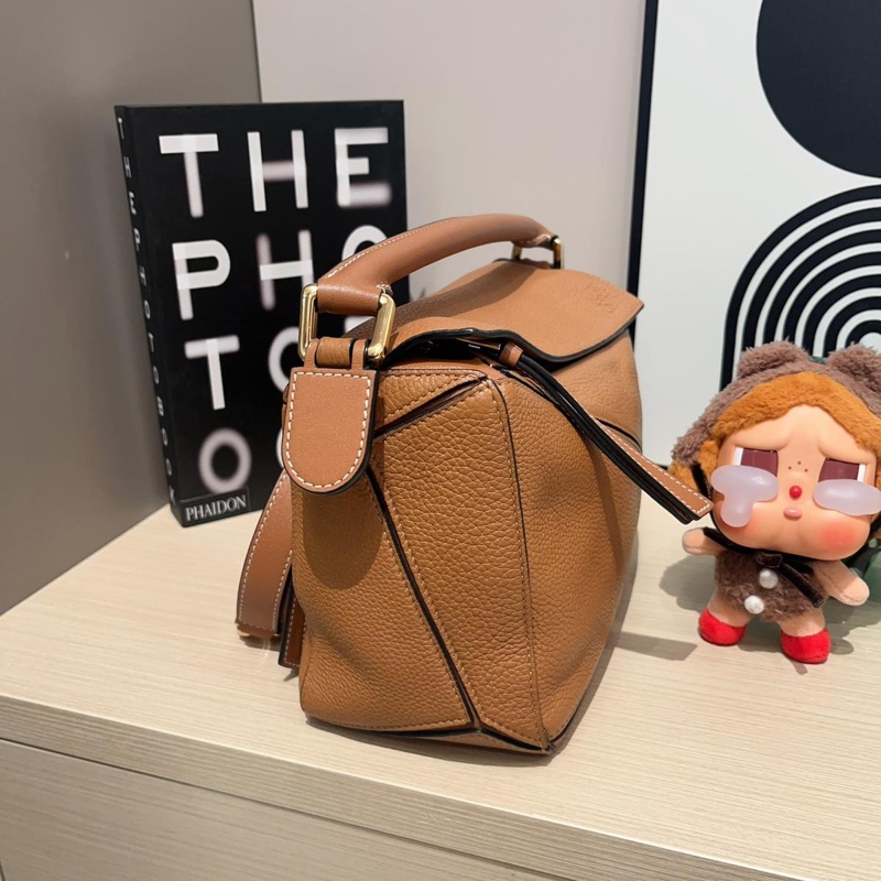 Loewe Puzzle Small Tan Calfskin-4