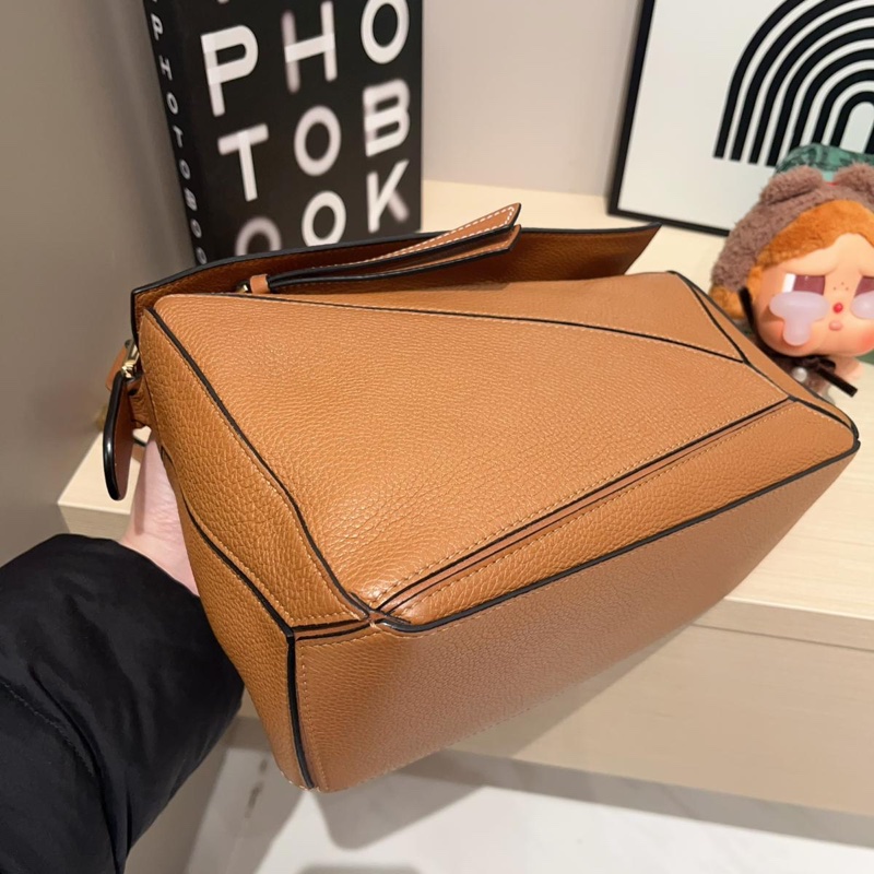 Loewe Puzzle Small Tan Calfskin-7