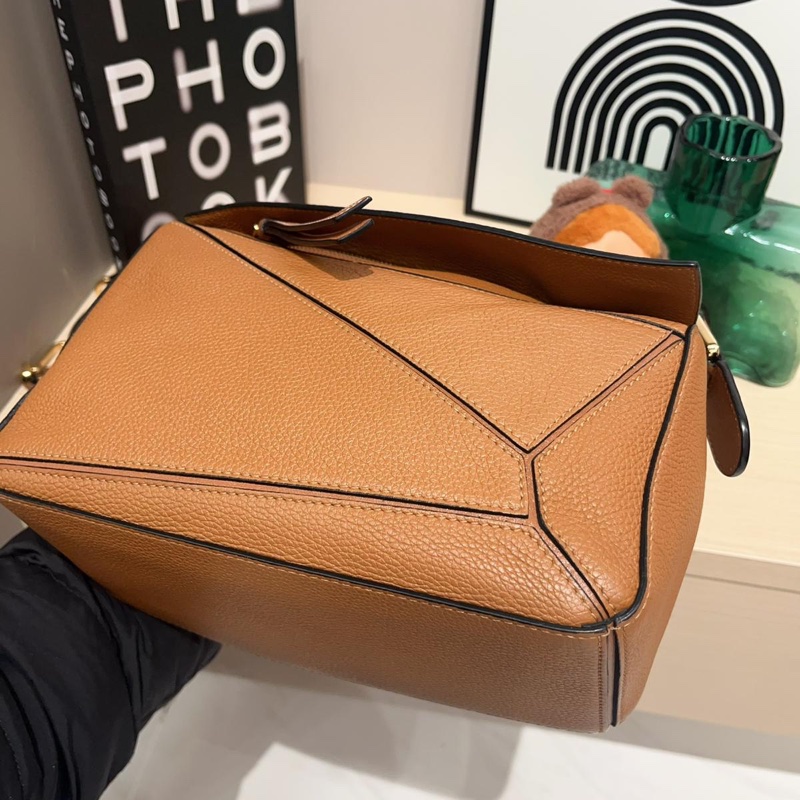 Loewe Puzzle Small Tan Calfskin-8