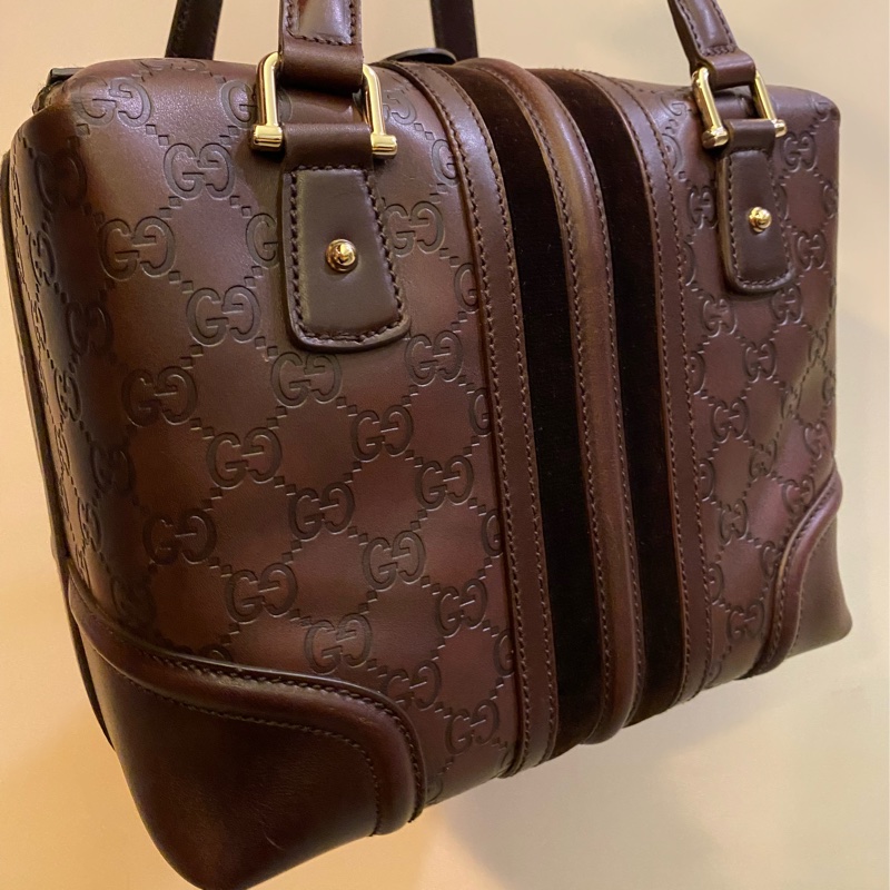 Gucci 手提包 小方包 大方包 醫生包 鑰匙 鎖頭包 酒紅咖啡-0