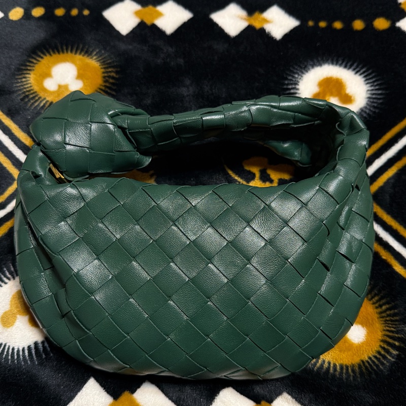 二手 BOTTEGA VENETA mini Jodie 墨綠色金扣 新款-7