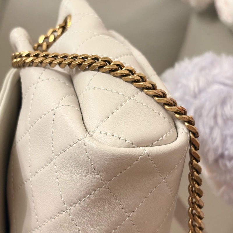 二手美況🎀YSL Noilta  肩背包 斜背包 白色-2