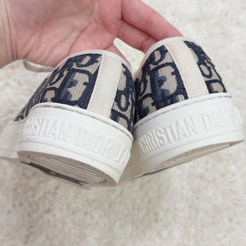 Dior walk’n’ 經典款 帆布鞋 深藍-3