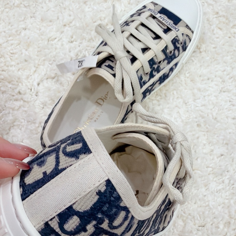 Dior walk’n’ 經典款 帆布鞋 深藍-6