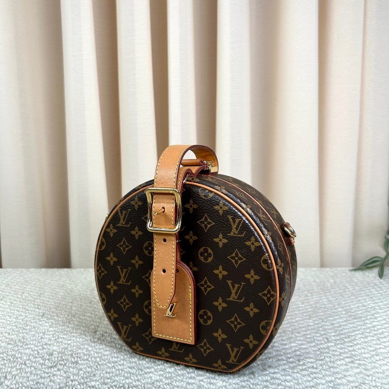 LV路易威登老花硬圆饼包 经典老花 硬挺包型 日常百搭 有肩带 可单肩可斜挎可手提-3