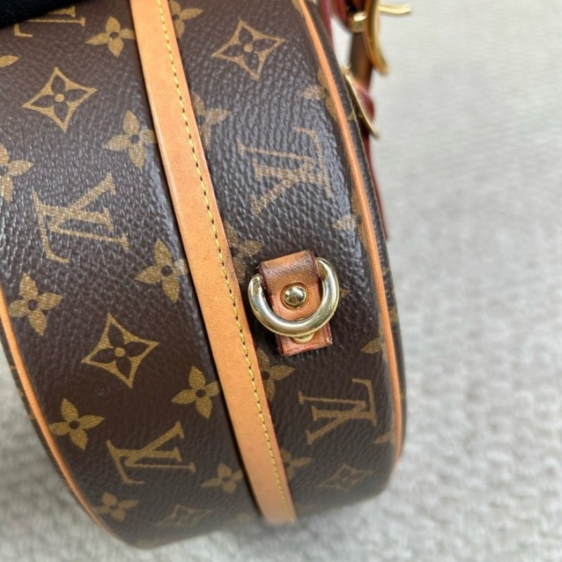 LV路易威登老花硬圆饼包 经典老花 硬挺包型 日常百搭 有肩带 可单肩可斜挎可手提-10