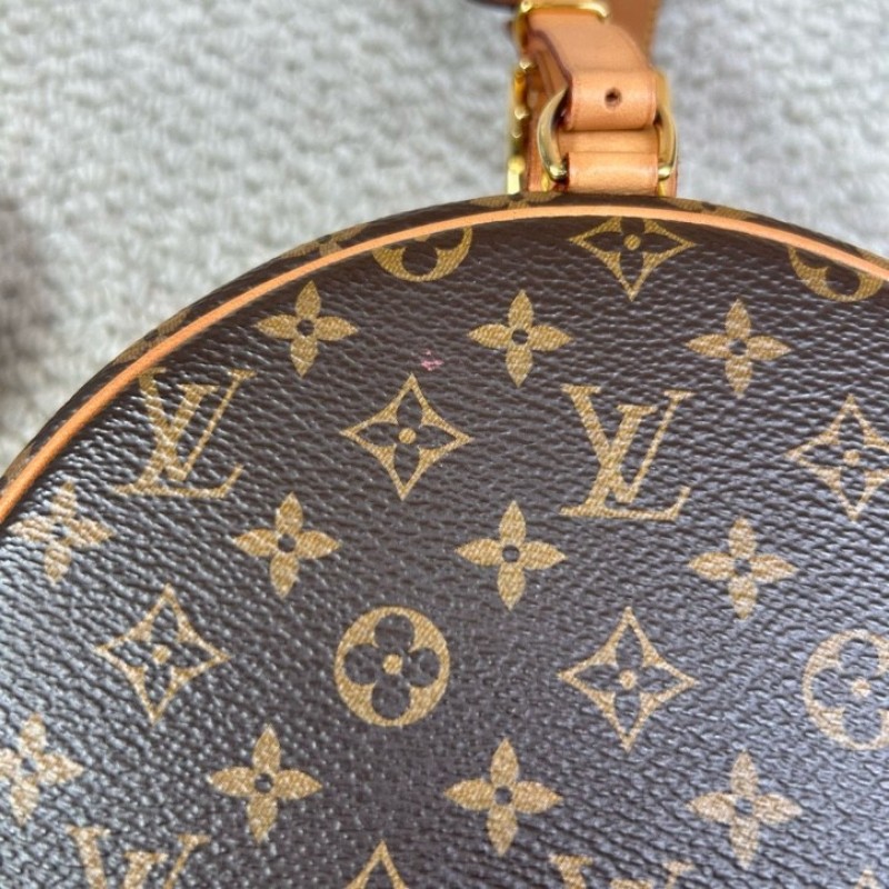 LV路易威登老花硬圆饼包 经典老花 硬挺包型 日常百搭 有肩带 可单肩可斜挎可手提-13