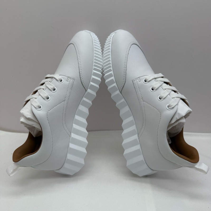99新 愛馬仕/Hermes   bouncing 小白鞋 尺碼:37.5碼-2