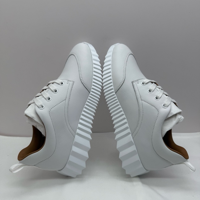 99新 愛馬仕/Hermes   bouncing 小白鞋 尺碼:37.5碼-3