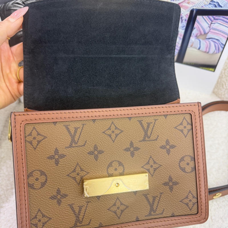 98新lv Dauphine 達芙妮小號郵差包 芯片款-4