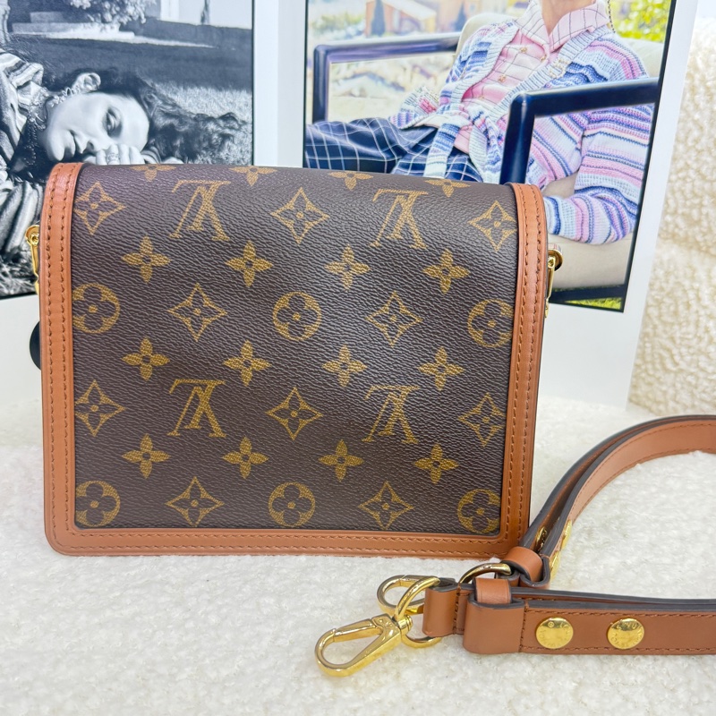 98新lv Dauphine 達芙妮小號郵差包 芯片款-11