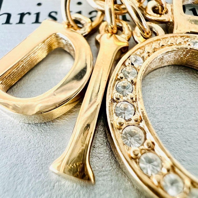 🌷Dior 水鑽愛心項鍊 ｜經典花紋✦fufu style 精品✦ 氣質款｜-6