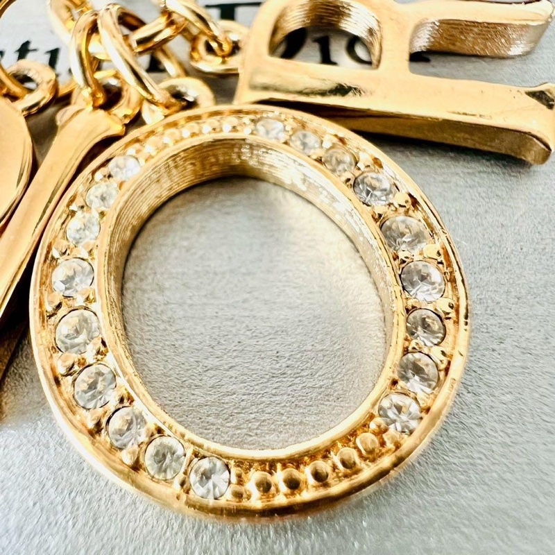 🌷Dior 水鑽愛心項鍊 ｜經典花紋✦fufu style 精品✦ 氣質款｜-7