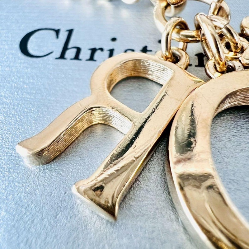 🌷Dior 水鑽愛心項鍊 ｜經典花紋✦fufu style 精品✦ 氣質款｜-13