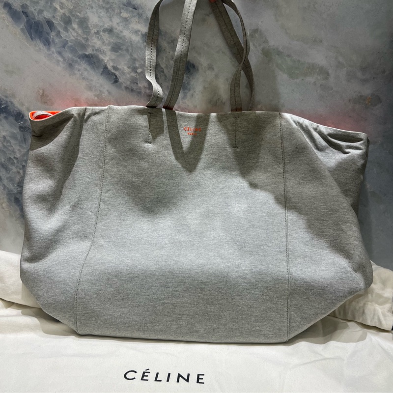 CÉLINE灰色托特包-5