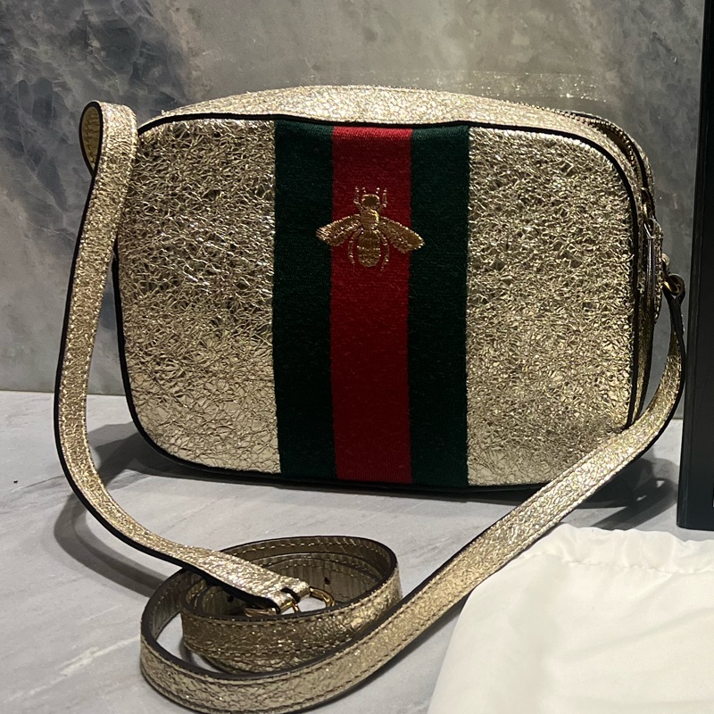 Gucci 蜜蜂相機包-5