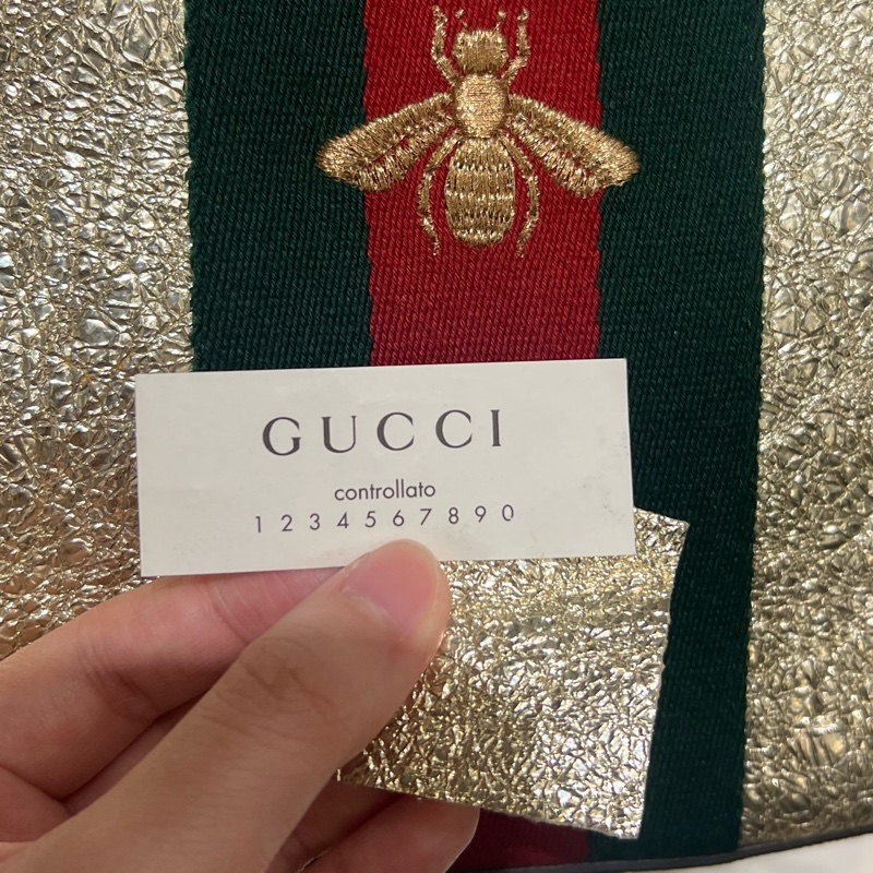 Gucci 蜜蜂相機包-12