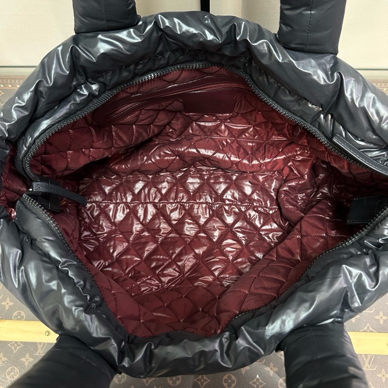 CHANEL Cocon 黑色羽絨托特包40*30*16 98新配件塵袋-2