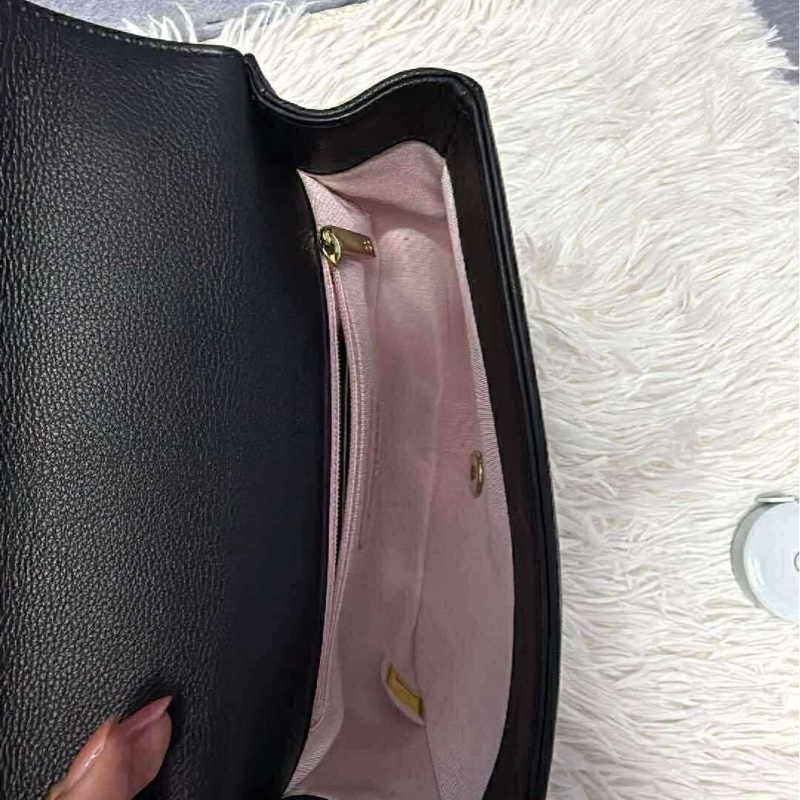Chanel牛皮荔枝紋17B斜挎包 21cm-5
