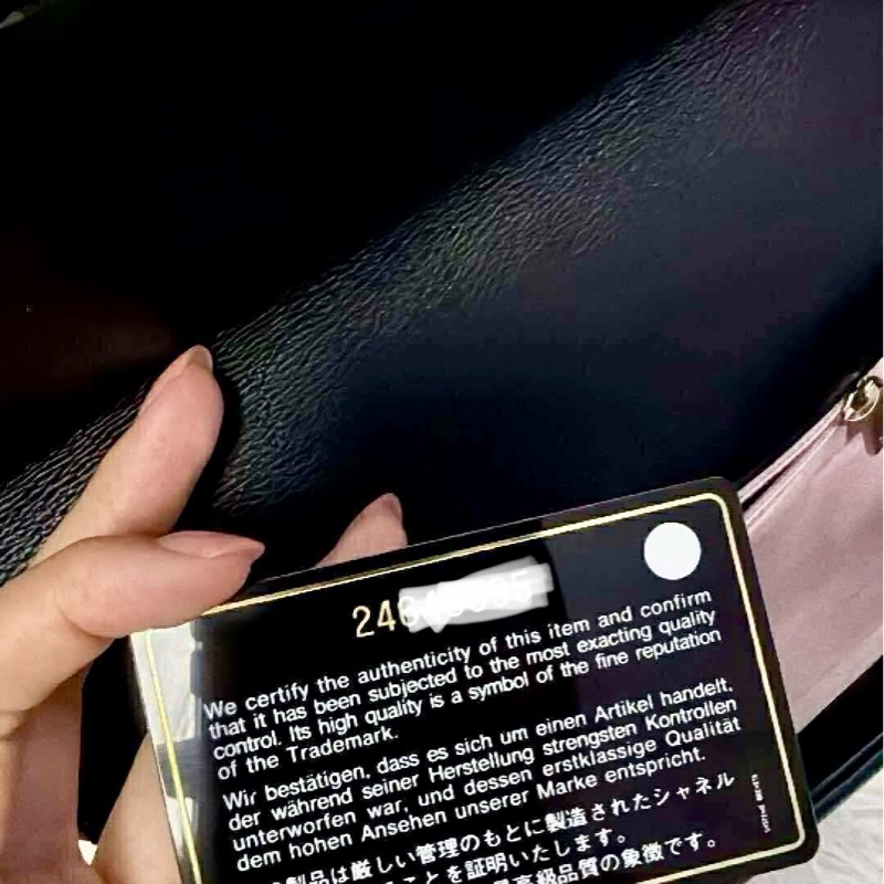 Chanel牛皮荔枝紋17B斜挎包 21cm-6