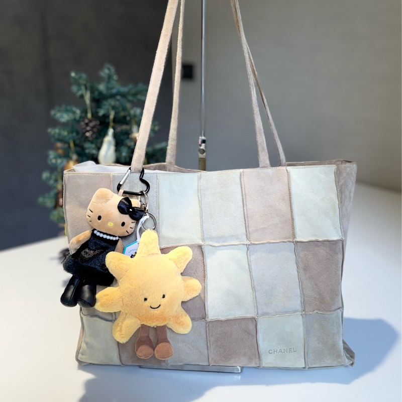 Chanel 麂皮托特包-3