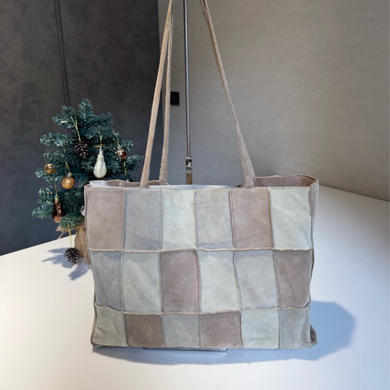 Chanel 麂皮托特包-4