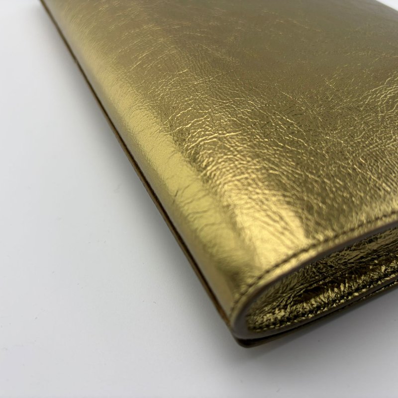 Saint Laurent（YSL）Belle de Jour 系列 金屬色手拿包-10