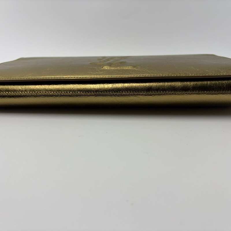 Saint Laurent（YSL）Belle de Jour 系列 金屬色手拿包-11