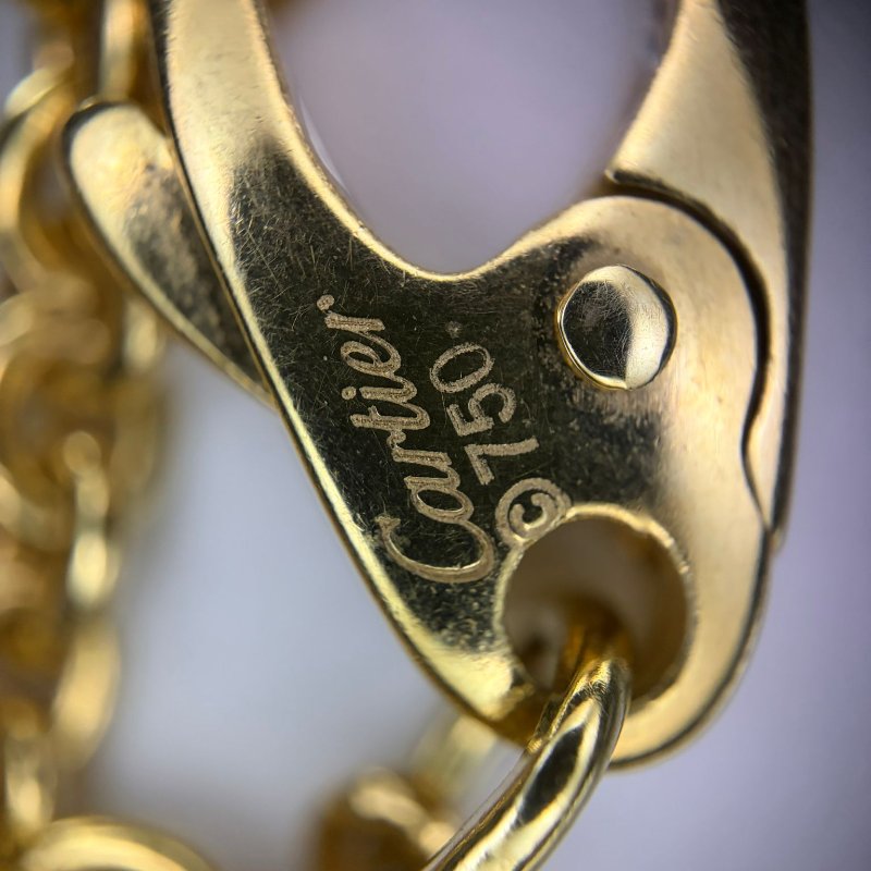 Cartier（卡地亞）Baby Trinity 三色金項鍊-2