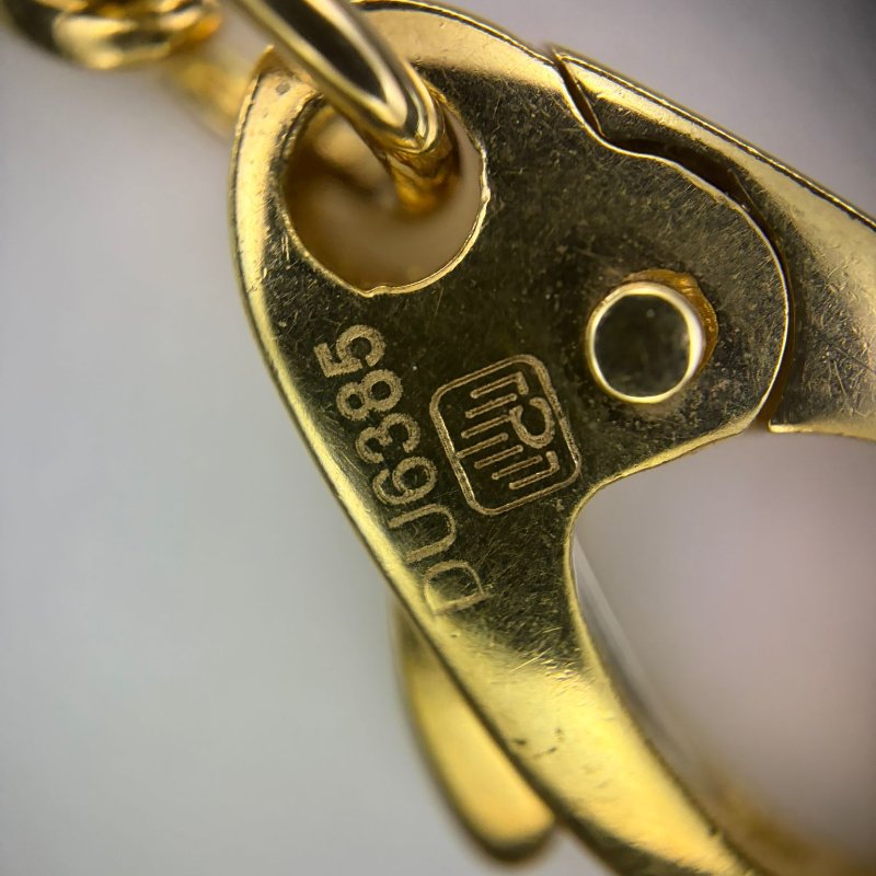 Cartier（卡地亞）Baby Trinity 三色金項鍊-12