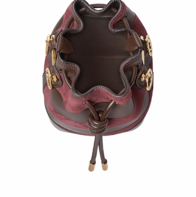 Fendi 女士 Mon Tresor  雙色編織迷你水桶包均碼碼MINI、13.5cm*11cm*19cm-1