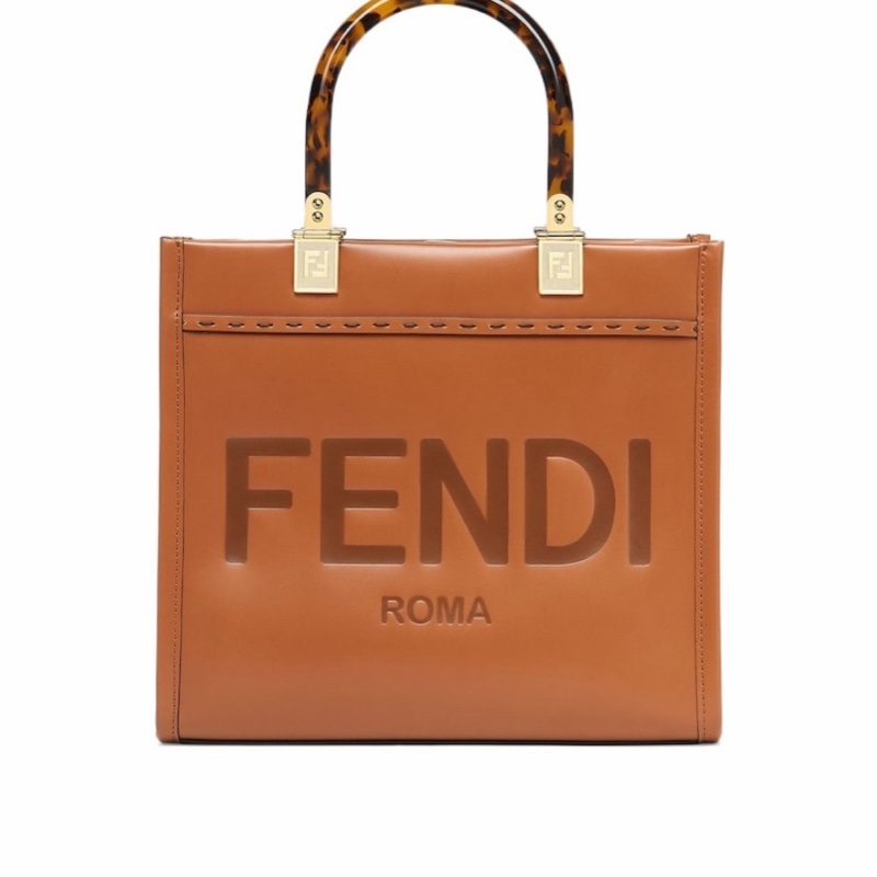 Fendi 女士 小號Sunshine徽標單肩包均碼碼小號、25.5cm*12cm*22.5cm-1