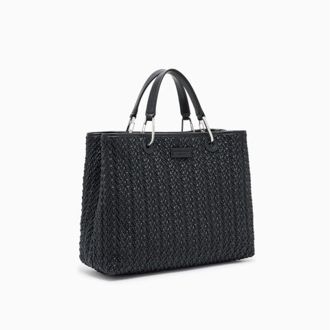 Emporio Armani 女士 絎縫效果中號 MYEA 單肩包均碼碼37.5cm*11.5cm*27cm