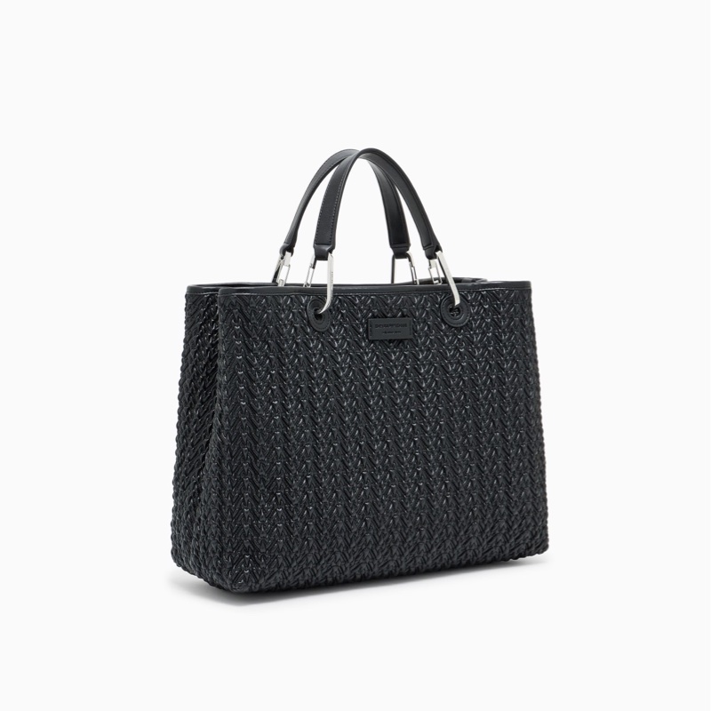 Emporio Armani 女士 絎縫效果中號 MYEA 單肩包均碼碼37.5cm*11.5cm*27cm-0
