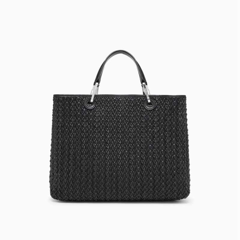 Emporio Armani 女士 絎縫效果中號 MYEA 單肩包均碼碼37.5cm*11.5cm*27cm-1