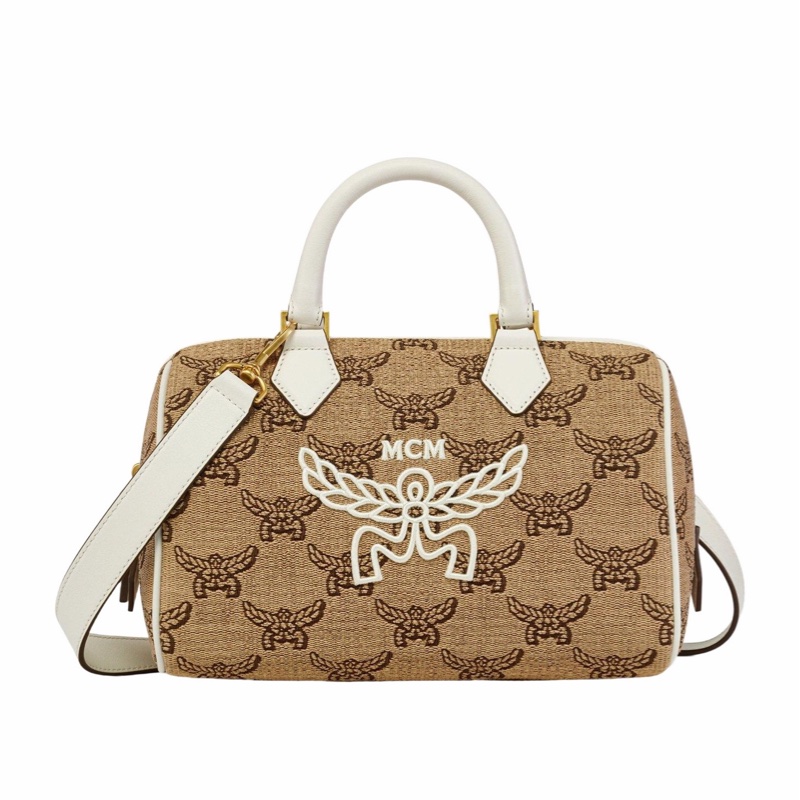 MCM 女士 Ella波士頓小號單肩包均碼碼25cm*13.5cm*16cm-0