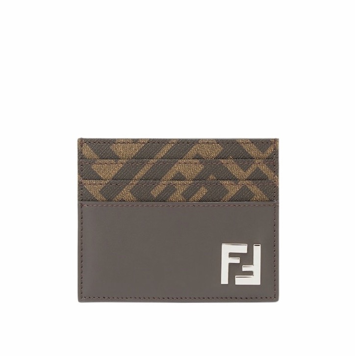 Fendi 男士 FF帆布卡夾均碼碼10cm*8cm-4