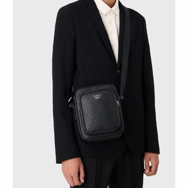 Emporio Armani 男士 徽標單肩包均碼碼17cm*6.5cm*21cm-3