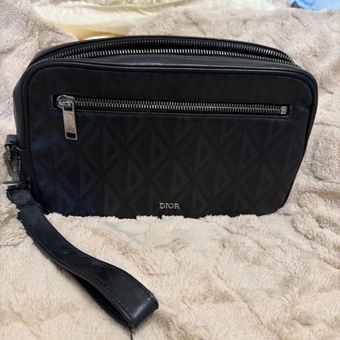 Dior 男款／中性 拉鍊手拿包（Clutch / Pouch）