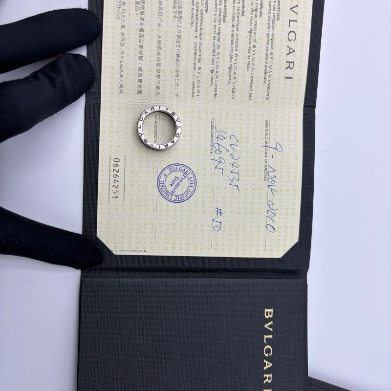 Bvlgari（寶格麗）The Children系列 18K 白金戒指-0