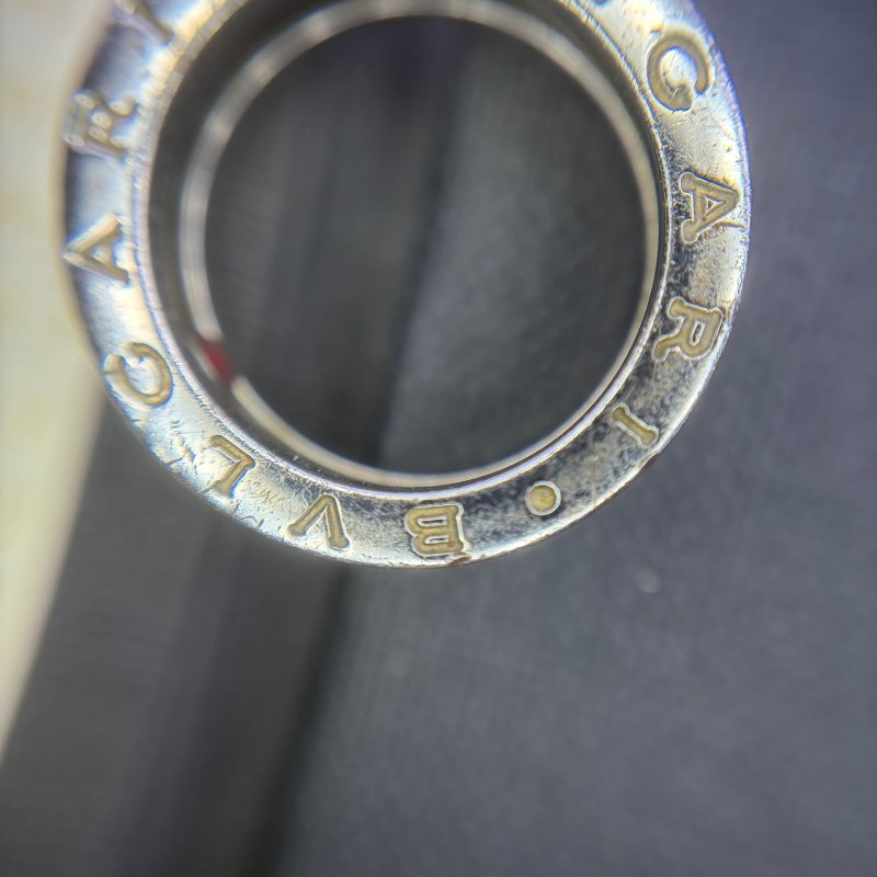 Bvlgari（寶格麗）The Children系列 18K 白金戒指-5