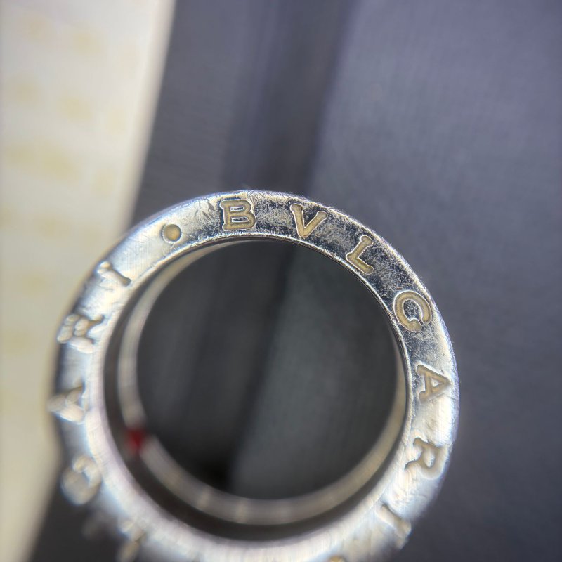 Bvlgari（寶格麗）The Children系列 18K 白金戒指-6