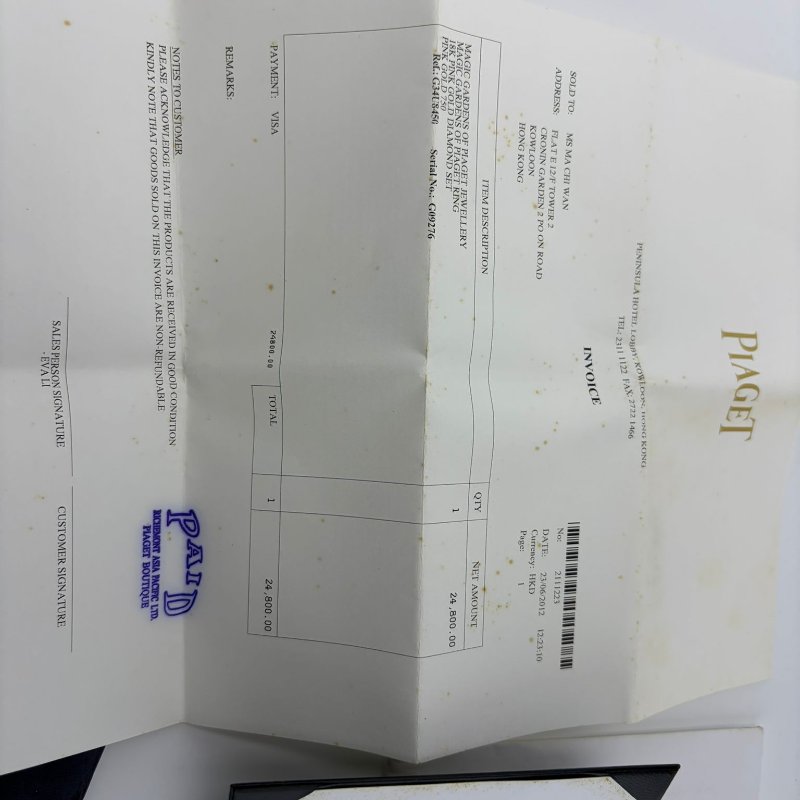 Piaget（伯爵）Piaget Rose 系列 18K 玫瑰金鑽石戒指-1